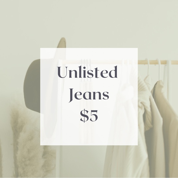 Unlisted Jeans $5 Starts - Picture 1 of 1